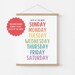 Set of 8 Educational Poster Bundle, Rainbow Preschool Classroom Prints ...