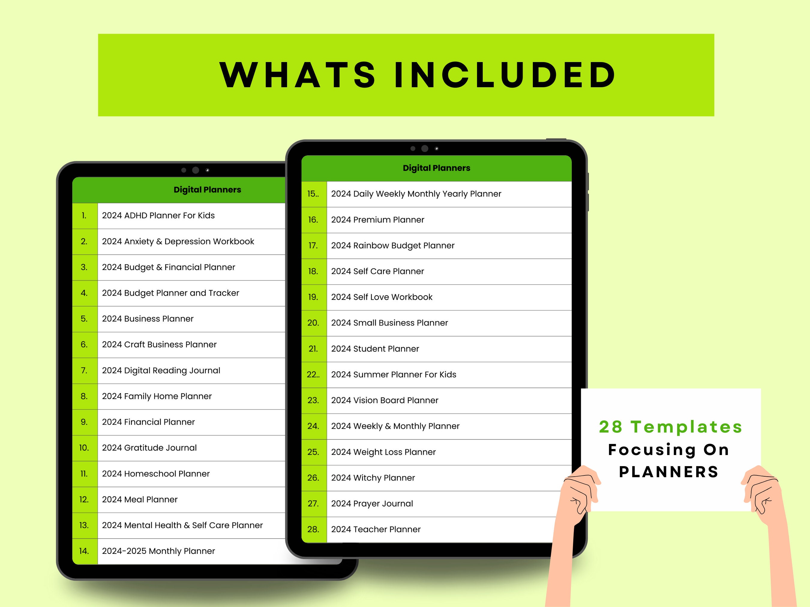 PLR 2024 Digital Planners Bundle Canva Template Planners Journals MRR ...