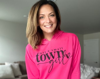 Just a small town girl sweatshirt JOURNEY