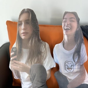Custom April Fools Day Ugly Pillows for Friends, April Fools Day Gifts, Customized Friend Photo Pillows, Ugly Pillows, Funny Gifts