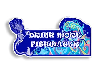 Widespread Panic Fishwater Mermaid Vinyl Decal Sticker