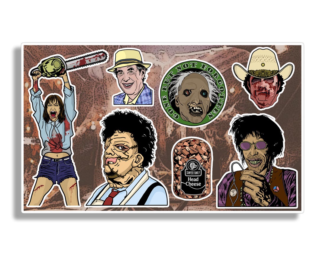Kid Slasher Sticker Slasher Horror Movie TCM2 Art Vinyl Decal Sticker Sheet Journal ...