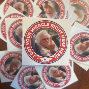 Adult Humor Uncle Baby Billy Grateful Dead Mashup Miracle Funny Religious Vinyl Decal Sticker 24 Piece Lot