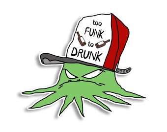 Early Cuyler Truckers Hat Squidbillies Mud Squid Adult Cartoon Vinyl Decal Sticker Too Funk