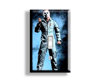 Michael Myers Light Switch Cover: Horror Movie Halloween Decor
