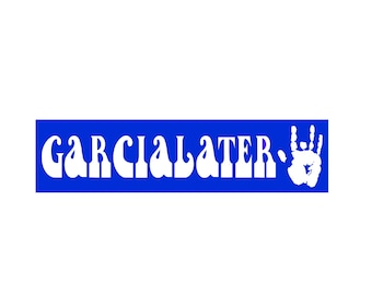Jerry GARCIA Later Vinyl Decal Sticker