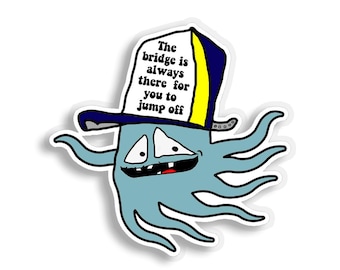 Early Cuyler WV New River Gorge Bridge Vinyl Decal Sticker