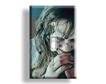 The Exorcist Regan Light Switch Cover: 70s Horror Decor