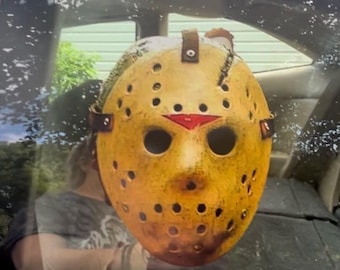 Jason Voorheese Friday the 13th 80s Horror Movie LARGE Contour Cut Vinyl Decal Sticker