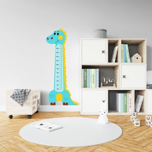 Muursticker, hoogtemeter voor kinderen, muursticker groeimeter - hoogtemeter kinderen, handgemaakt kinderkamerdecor, hoogtemeter wanddecoratie