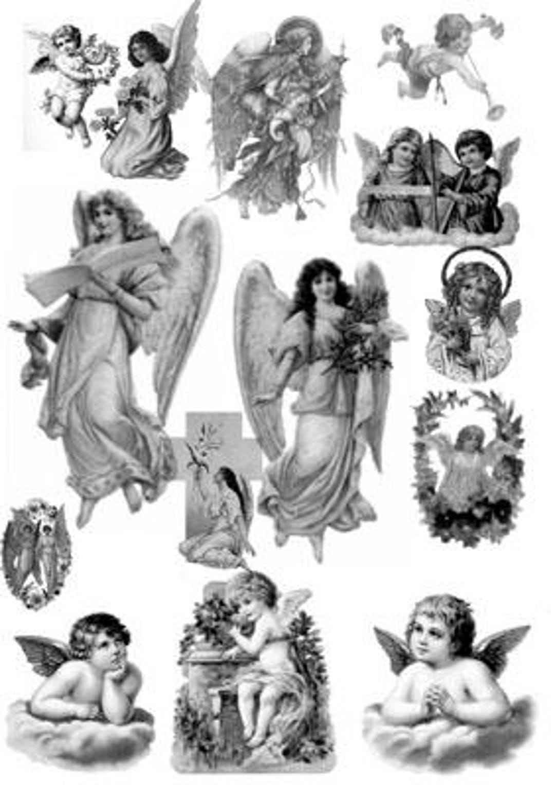 Angel Photoshop Brushes - Digital Art Texture Pack (ABR) - Etsy