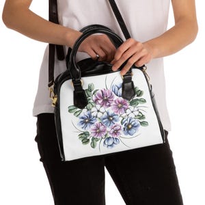 Bolso bandolera artístico, elegante bolso tote, regalo, bolso casual con estilo, bolso bandolera de piel vegana, bolso bandolera de polipiel, bolso bandolera estampado