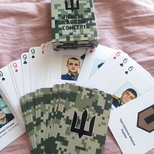 Karty kolekcjonerskie, 54 talie kart, karty do gry, karty dla kolekcjonerów, dobre karty rosyjskie, karty z żołnierzami rosyjskimi, w jednym egzemplarzu
