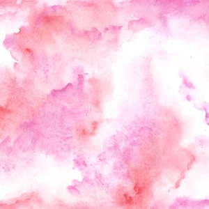 May include: Abstract watercolor background with pink and red hues. The colors blend together to create a soft, dreamy effect.
