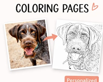 CREATE MY OWN personalized coloring in pages - digital only
