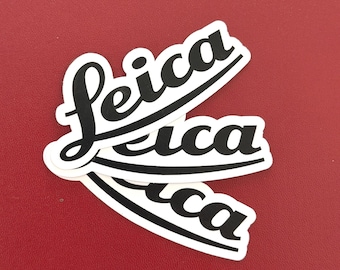 Leica Logo Sticker - 3 Pack