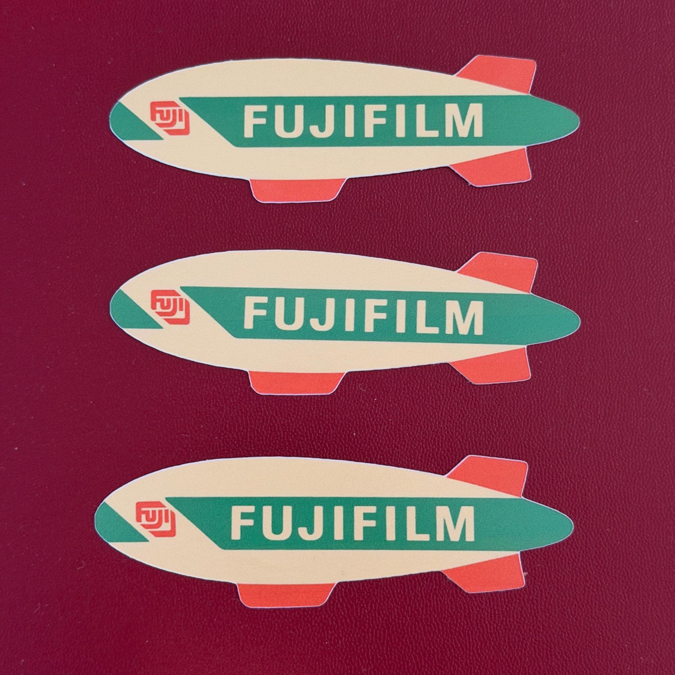 Autocollant Vintage Fuji Film – America's Cup 1987 – Original Neuf