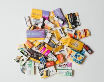 Expired Film Bundles - 35mm & 120 Available