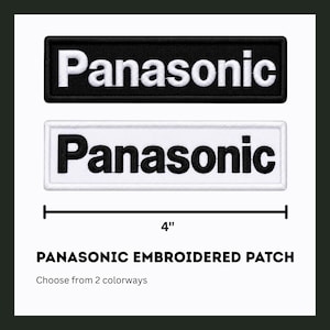 パナソニックロゴ刺繍ワッペン