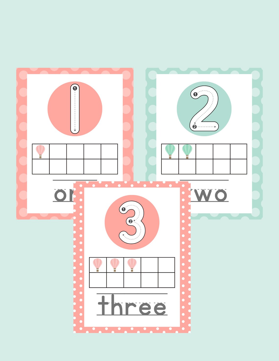 Ten Frame Posters Tracing Posters Number Formation - Etsy