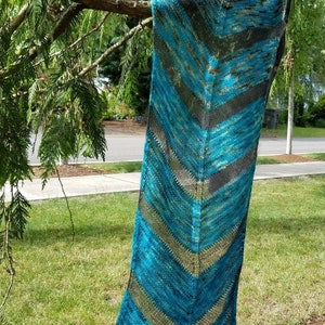 Light As Air scarf/wrap knitting pattern - digital download pdf