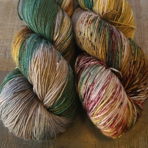 Woodsman-Sock/Fingering Weight - Hand-Dyed Yarn - Superwash Merino Wool/Nylon