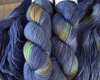 Blue Paradise - Sock/Fingering Weight - Hand-Dyed Yarn - Superwash Merino Wool/Nylon