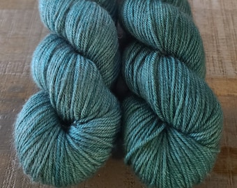 Evergreen- DK & light worsted weight - Hand Dyed Yarn - Superwash Merino Wool/Silk/Yak blend