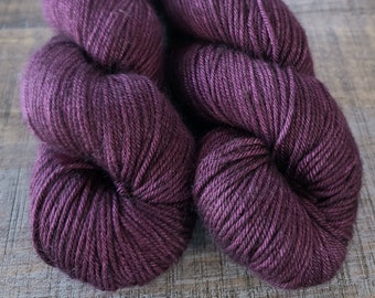 Sangria - DK & light worsted weight - Hand Dyed Yarn - Superwash Merino Wool/Silk/Yak blend