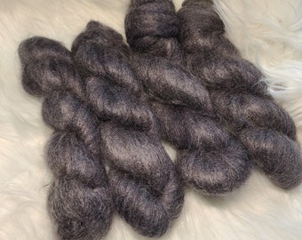 Pitch - mohair lace/ Hand dyed/ lace weight