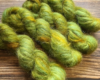 Crisp - mohair lace/ Hand dyed/ lace weight