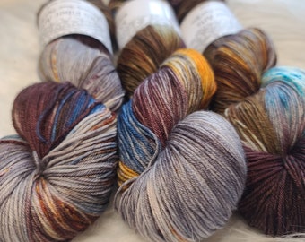 Dry Creek Sock/Fingering Weight - Hand-Dyed Yarn - Superwash Merino Wool/Nylon