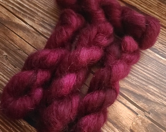 Port- mohair lace/ Hand dyed/ lace weight