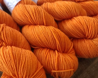 Pumpkin Patch - DK & light worsted weight - Hand Dyed Yarn - Superwash Merino Wool/Nylon