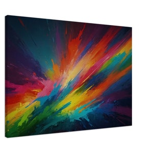 Abstract Colorful Canvas Print: Modern Art Home Decor