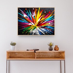Vibrant Printed Poster No Frame Abstract Wall Art Ideal Gift for Art Lovers Home Décor and Interior Design Wall Art
