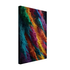 Colorful Abstract Canvas Print: Modern Home Decor Wall Art