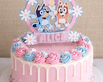 Blue-y  Cake Topper Daisy