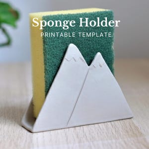 Porte-éponge pour modèle de poterie : céramique à faire soi-même (téléchargement PDF)
