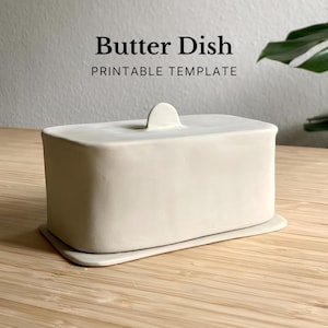 Modelo de Manteigueira de Cerâmica: Tutorial de Construção Manual Faça Você Mesmo (Download em PDF)