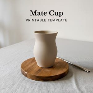 Mall för att bygga en koppplatta – DIY – Handledning för handbyggande av keramik i PDF-format