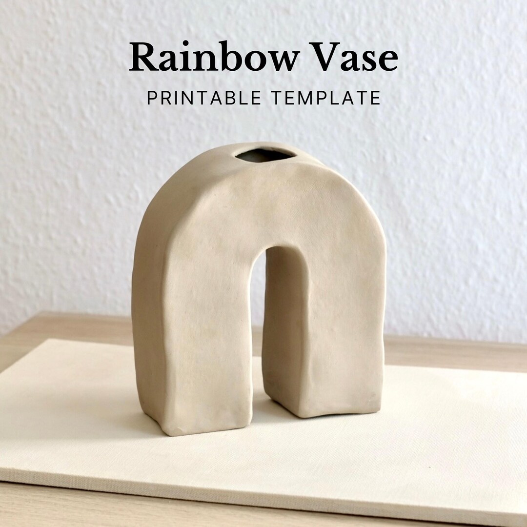 Vase Slab Building Template | Pottery DIY | Ceramic Tools ...