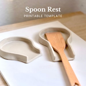 Löffel-Ablage Keramik Vorlage: DIY-Anleitung für den Plattenbau (PDF-Download)