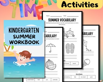 Summer Activity Sheets: Kids Printable Games & Coloring (PDF)