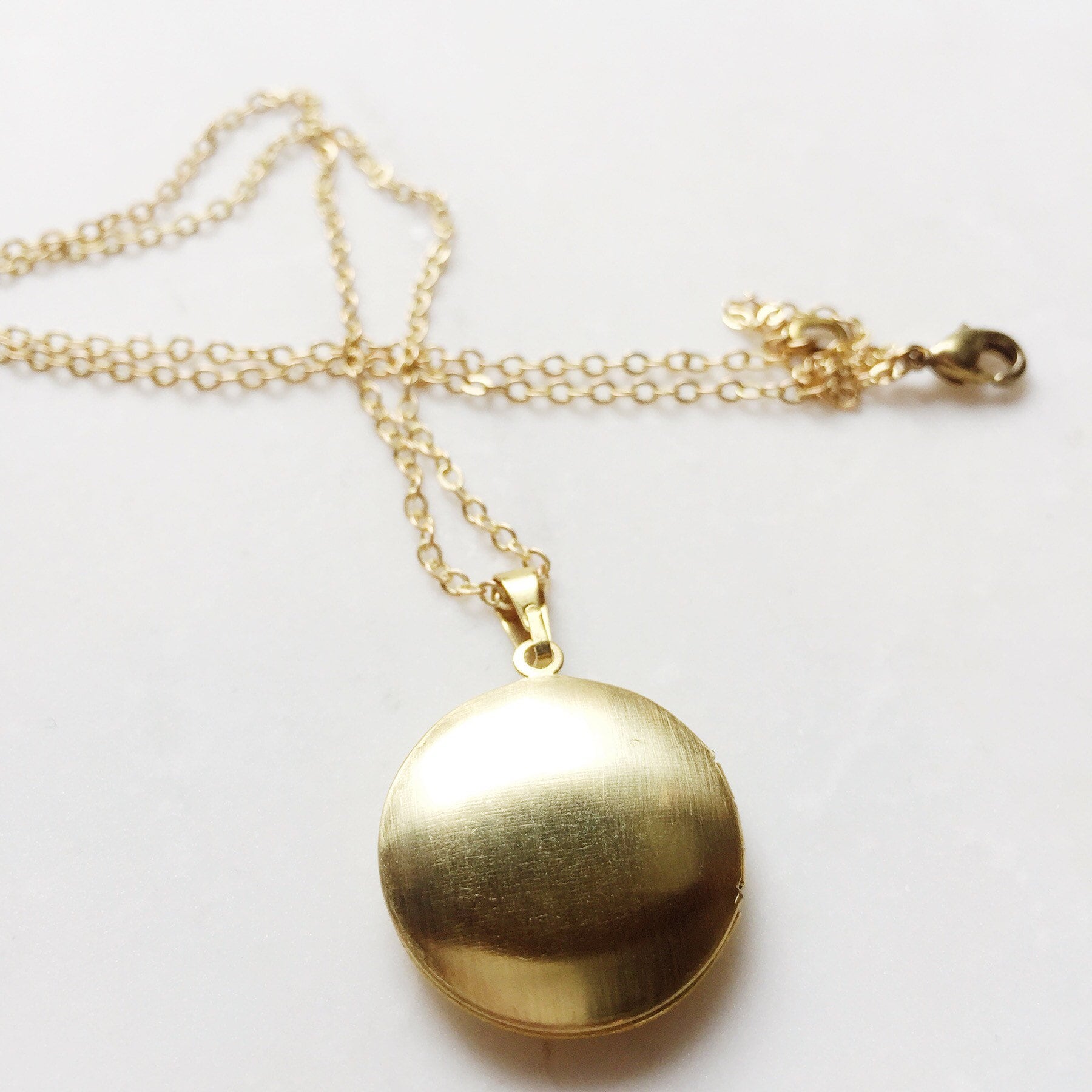 Tiny Locket Small Gold Locket Custom Necklace Small Locket Etsy Canada