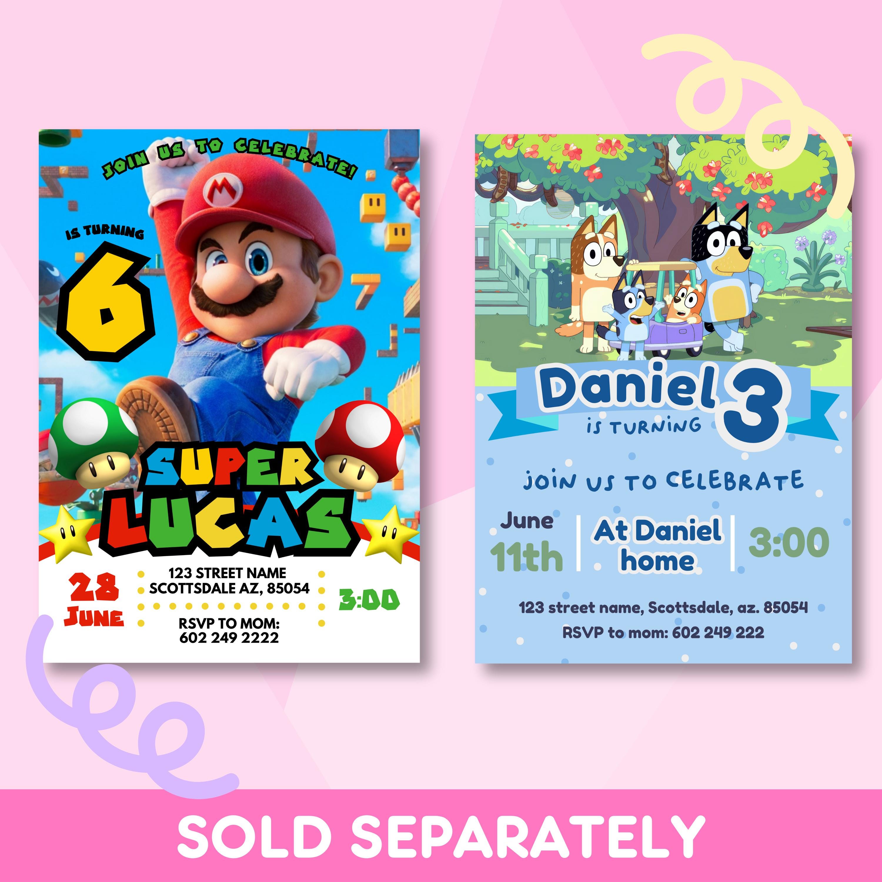 Editable Minecraft Movie Invitation
