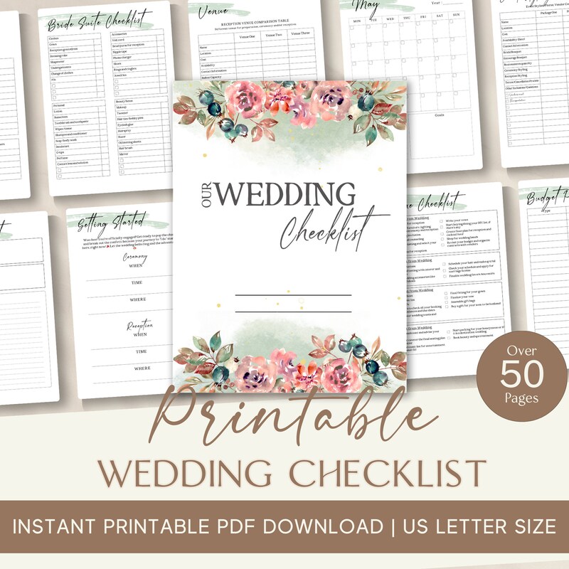 Wedding Printables - Etsy