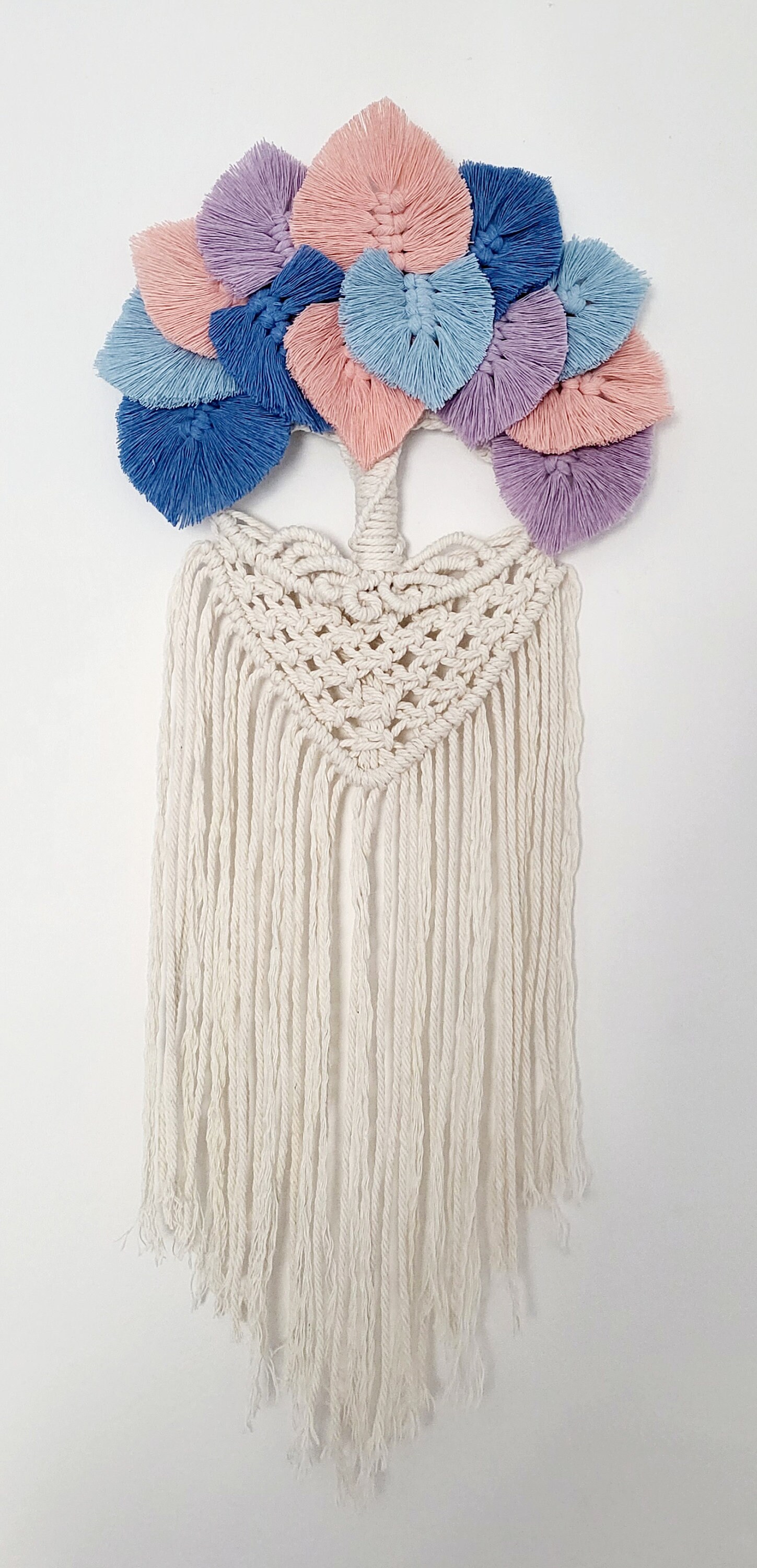 Macrame Pastel Tree - Etsy