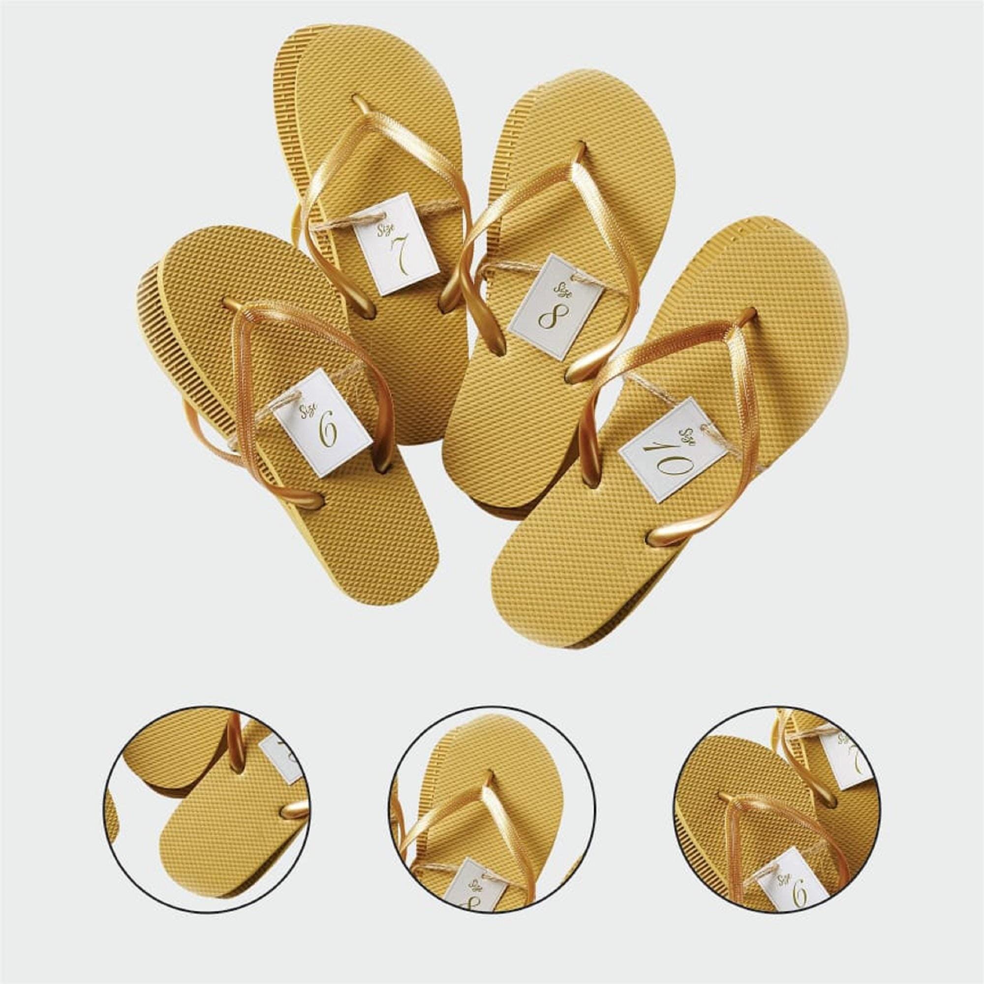 52 Pair Flip Flops for Wedding, Gifts for Wedding Guests, Light Weight & Comfortable, Slippers for Wedding Reception