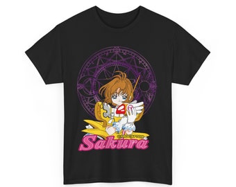 Cardcaptor Sakura T-shirt, 90s Retro Design, Sakura Anime